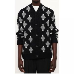 Men’s NWT The Kooples Diamond Alpaca Blend Sweater